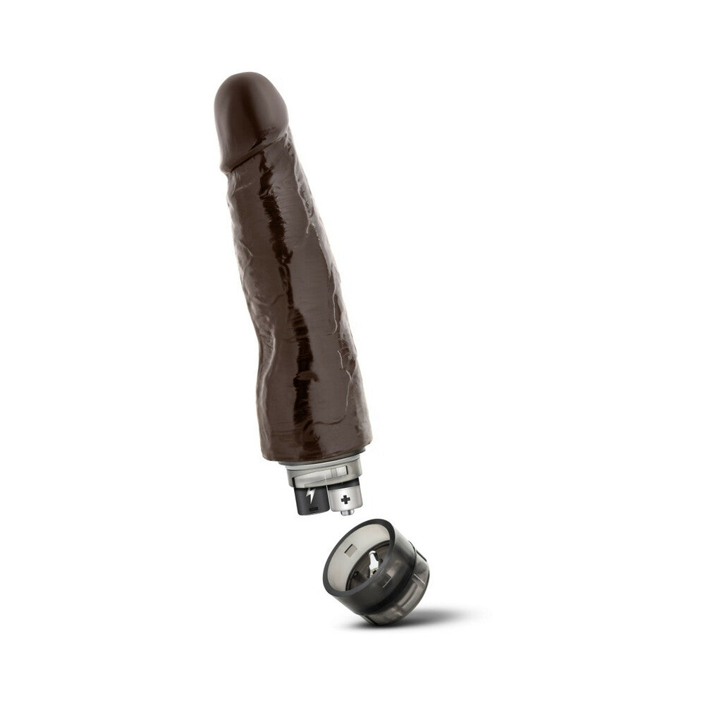 Dr. Skin Vibe 14 Dildo 8in Vibrating Brn