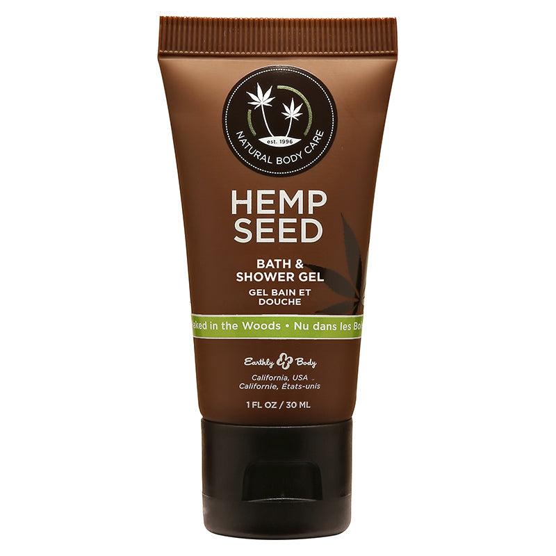 Earthly Body Hemp Seed Shower Gel Naked in the Woods 1oz