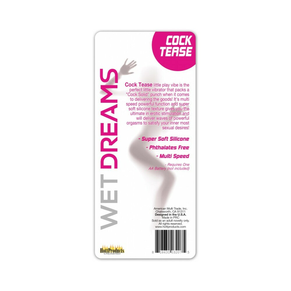 Wet Dreams Cock Tease Play Vibe Magenta