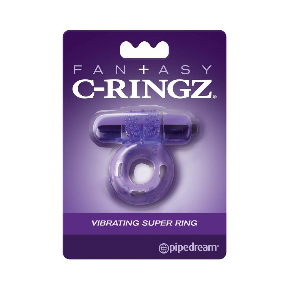 Pipedream Fantasy C-Ringz Vibrating Super Ring Purple