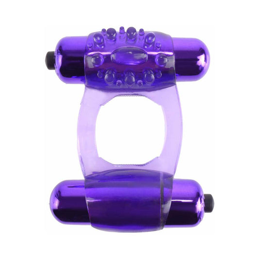 FCR Duo-Vibrating Super Ring Purple