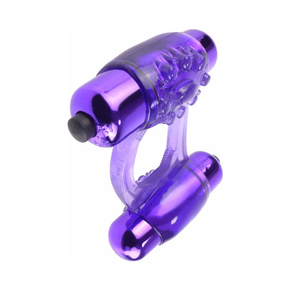 FCR Duo-Vibrating Super Ring Purple