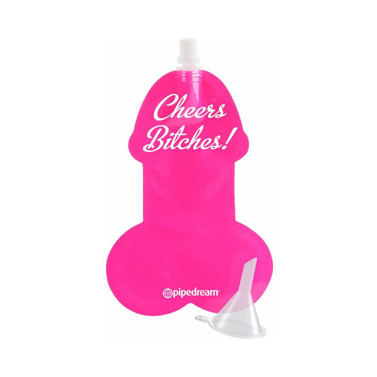 Frasco para fiesta Pecker de 3 piezas de BP Favors, color rosa