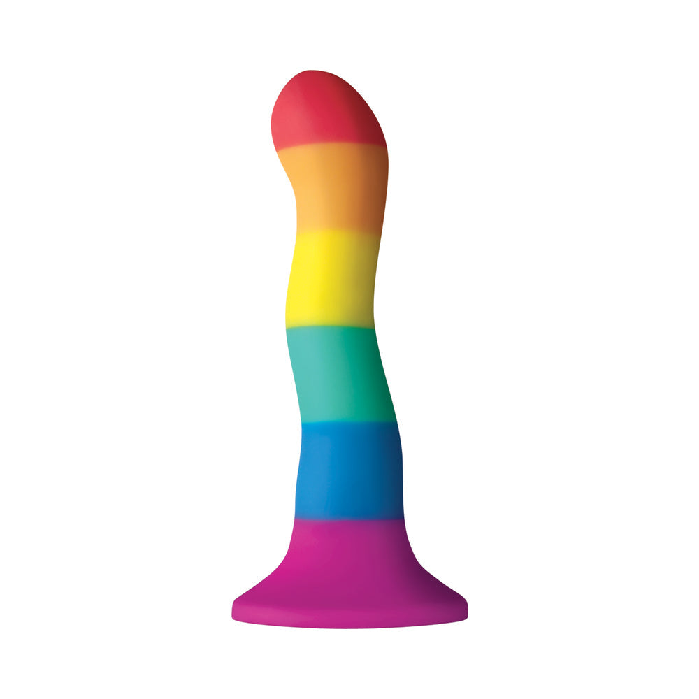 Colours Pride Wave 6in Dildo Rainbow