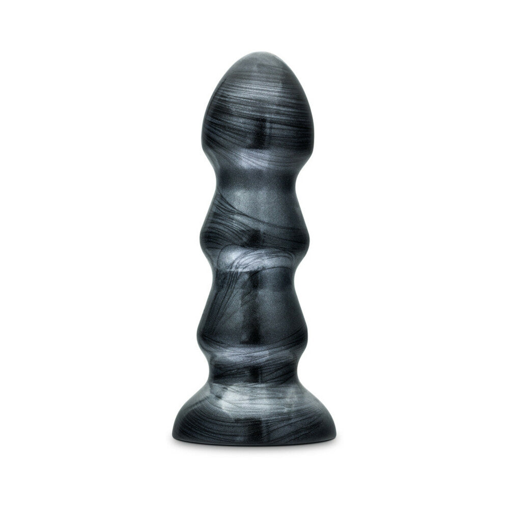 Jet Black Jack 7 in. Anal Plug Carbon Metallic Black