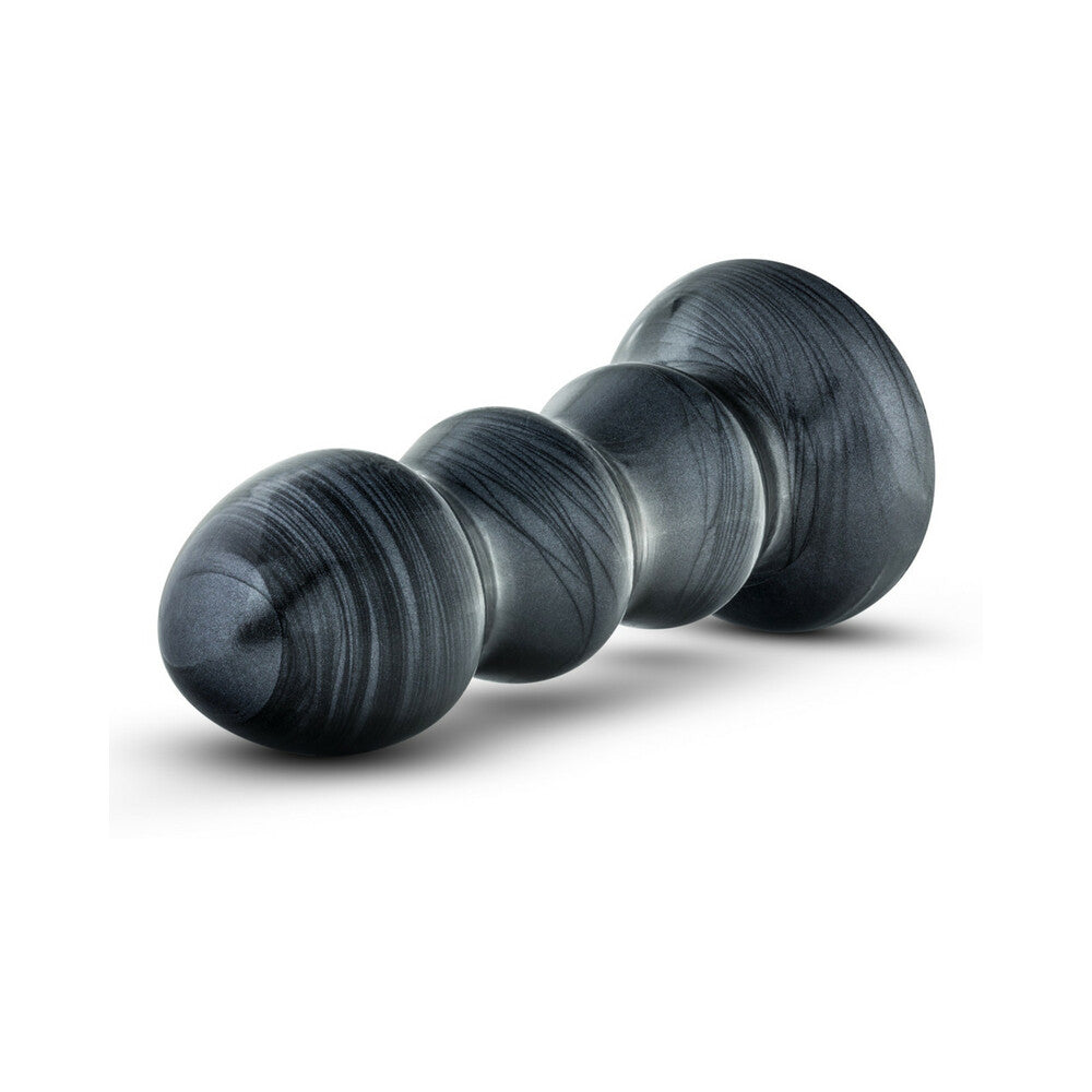 Jet Black Jack 7 in. Anal Plug Carbon Metallic Black