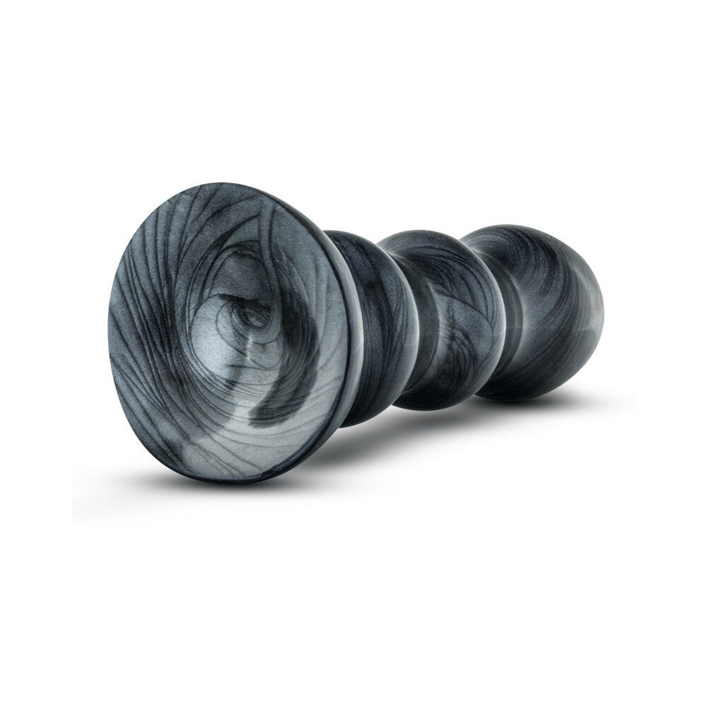 Jet Black Jack 7 in. Anal Plug Carbon Metallic Black