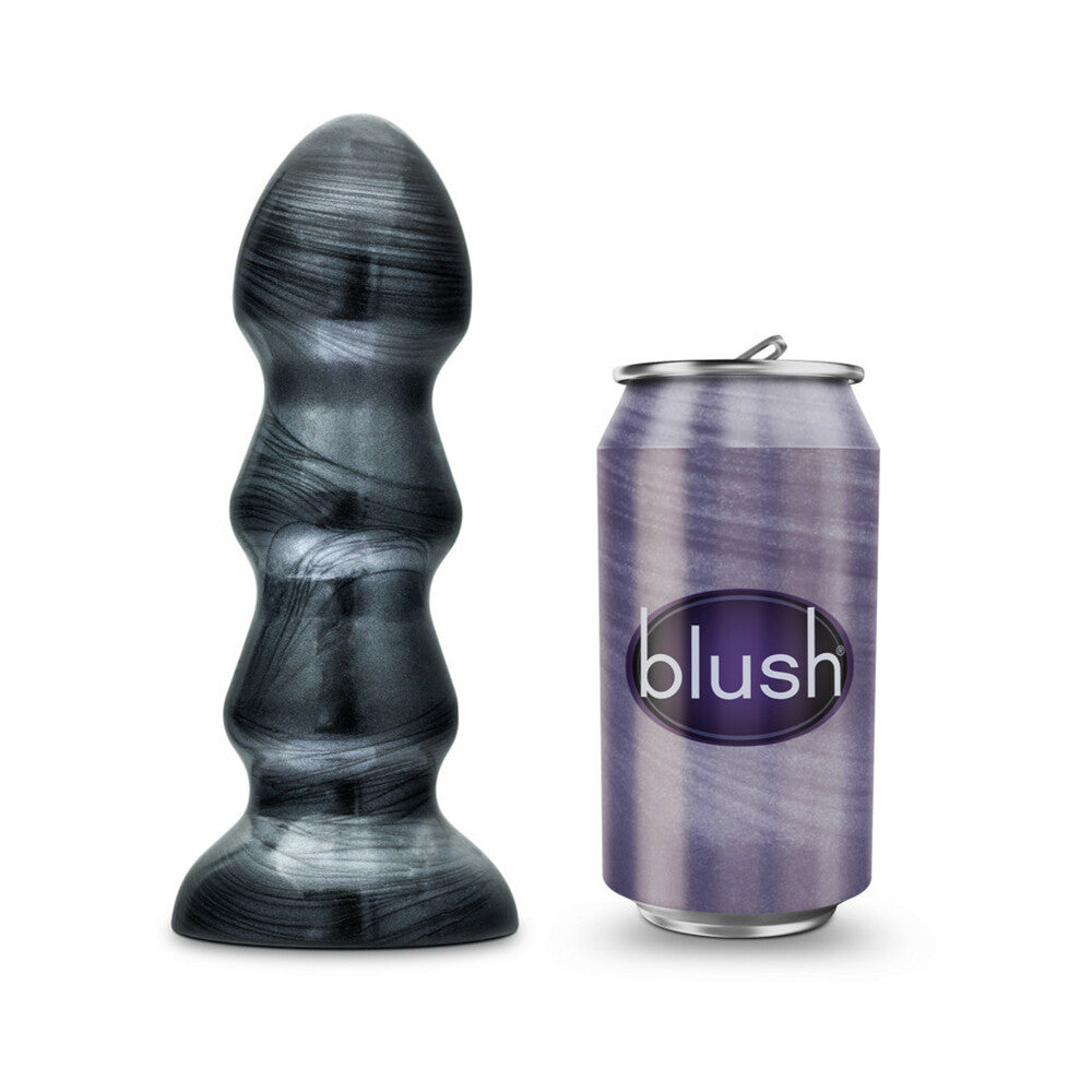 Jet Black Jack 7 in. Anal Plug Carbon Metallic Black