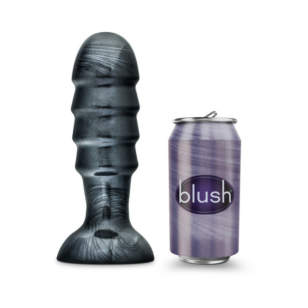 Jet Bruiser 7.5 in. Anal Plug Carbon Metallic Black