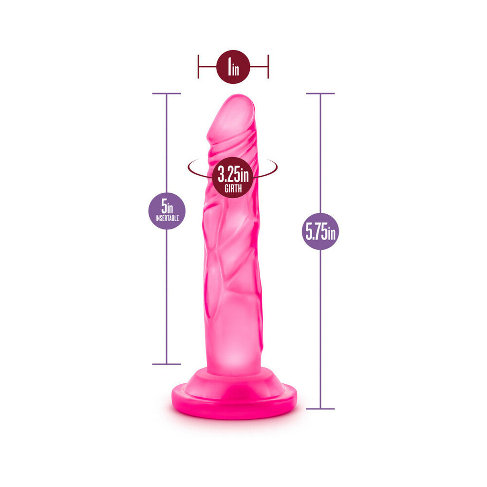 Mini pene rosa de 5 pulgadas de Naturally Yours