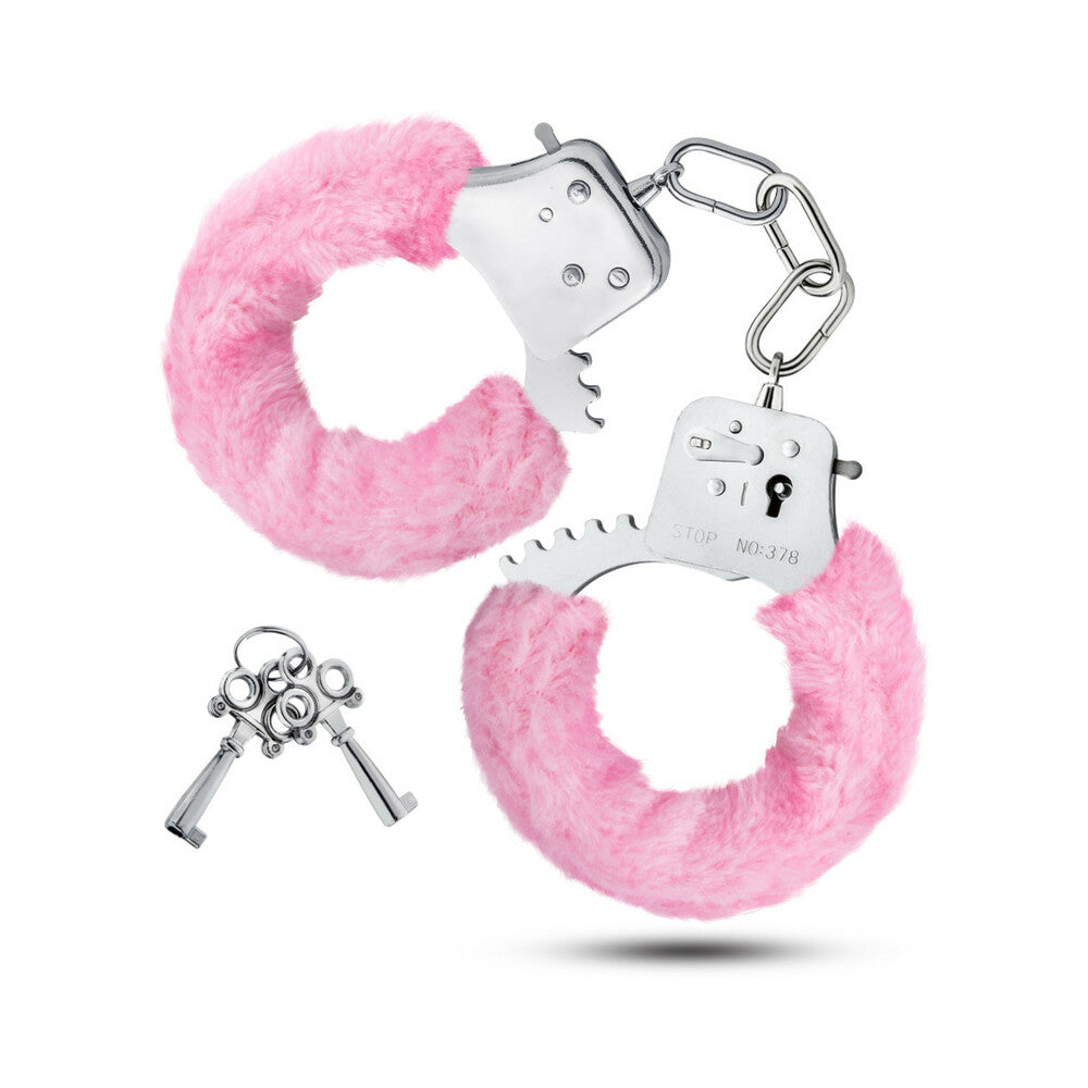 Temptasia Faux Fur Cuffs Pink