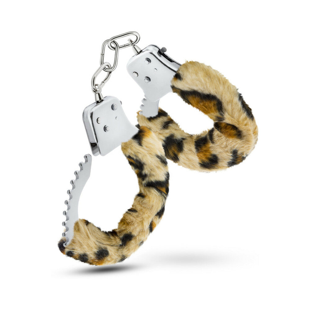 Temptasia Faux Fur Cuffs Leopard