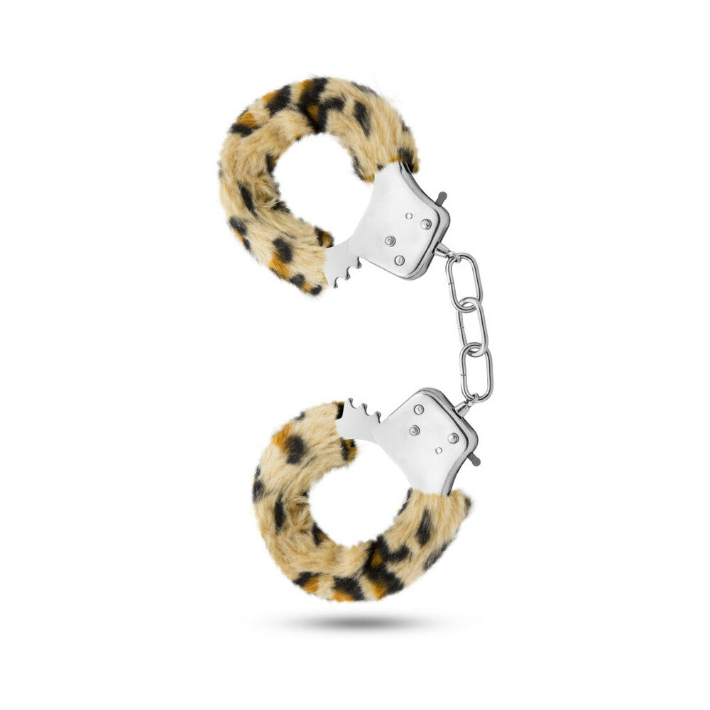 Temptasia Faux Fur Cuffs Leopard