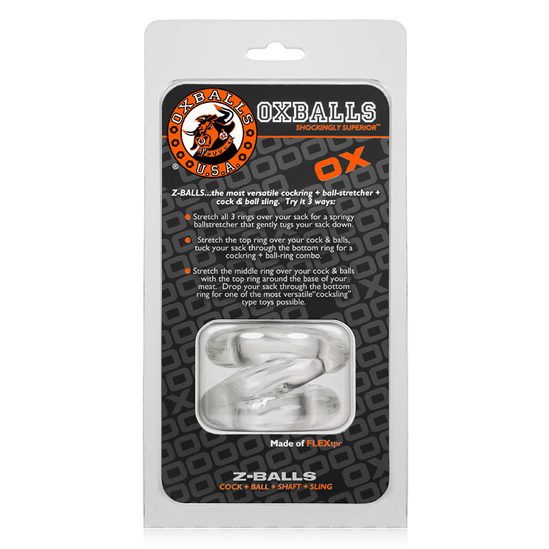 OxBalls Z-Balls, Ballstretcher, Clear