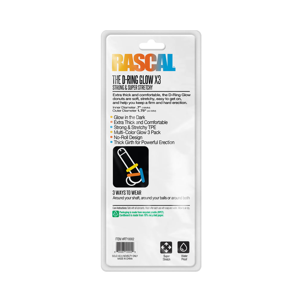 Rascal The D-Ring Glow x3
