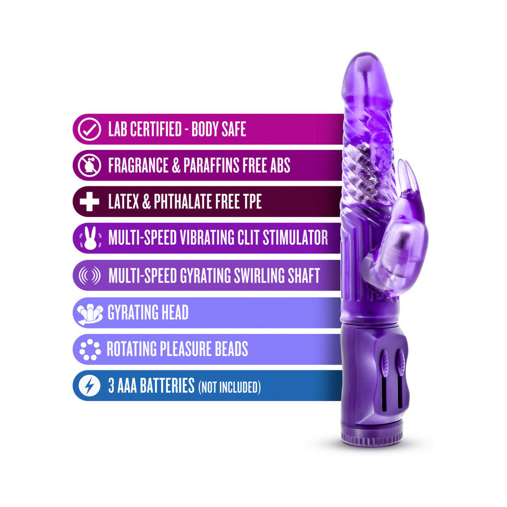 B Yours Beginner's Bunny Rabbit Vibrator Purple