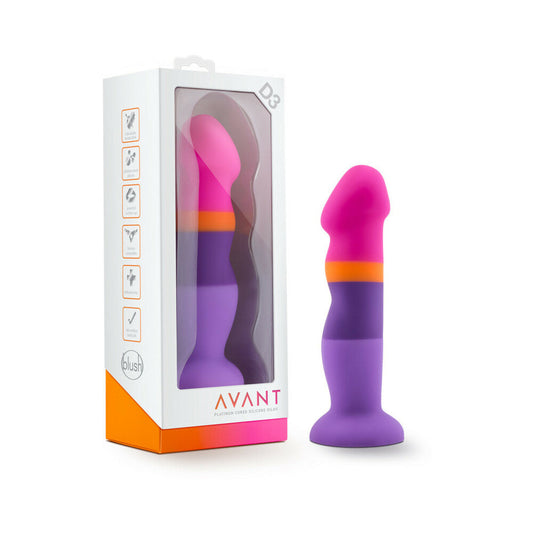 Blush Avant D3 Summer Fling 8 in. Silicone Dildo with Suction Cup