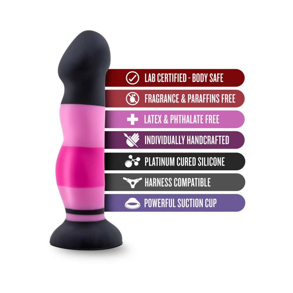 Avant D4 Sexy in Pink 8in Silicone Dildo