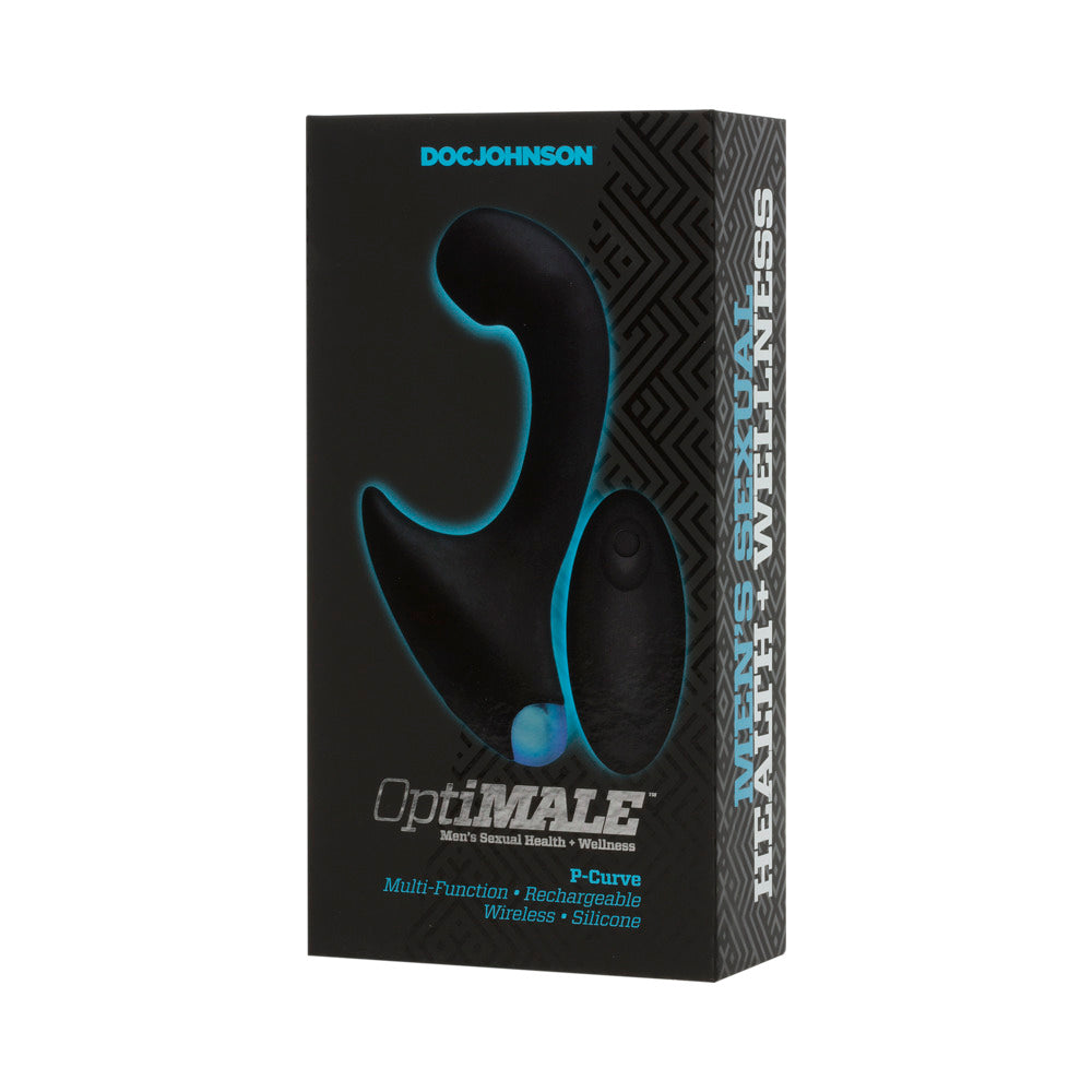 OptiMALE Vibe P-Massager Wireless RC Bk