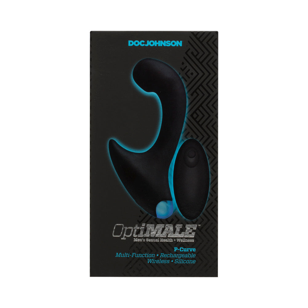 OptiMALE Vibe P-Massager Wireless RC Bk