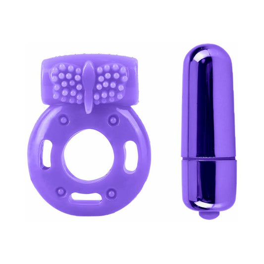 PD Neon Silicone Vibrat Couples Kit Pur