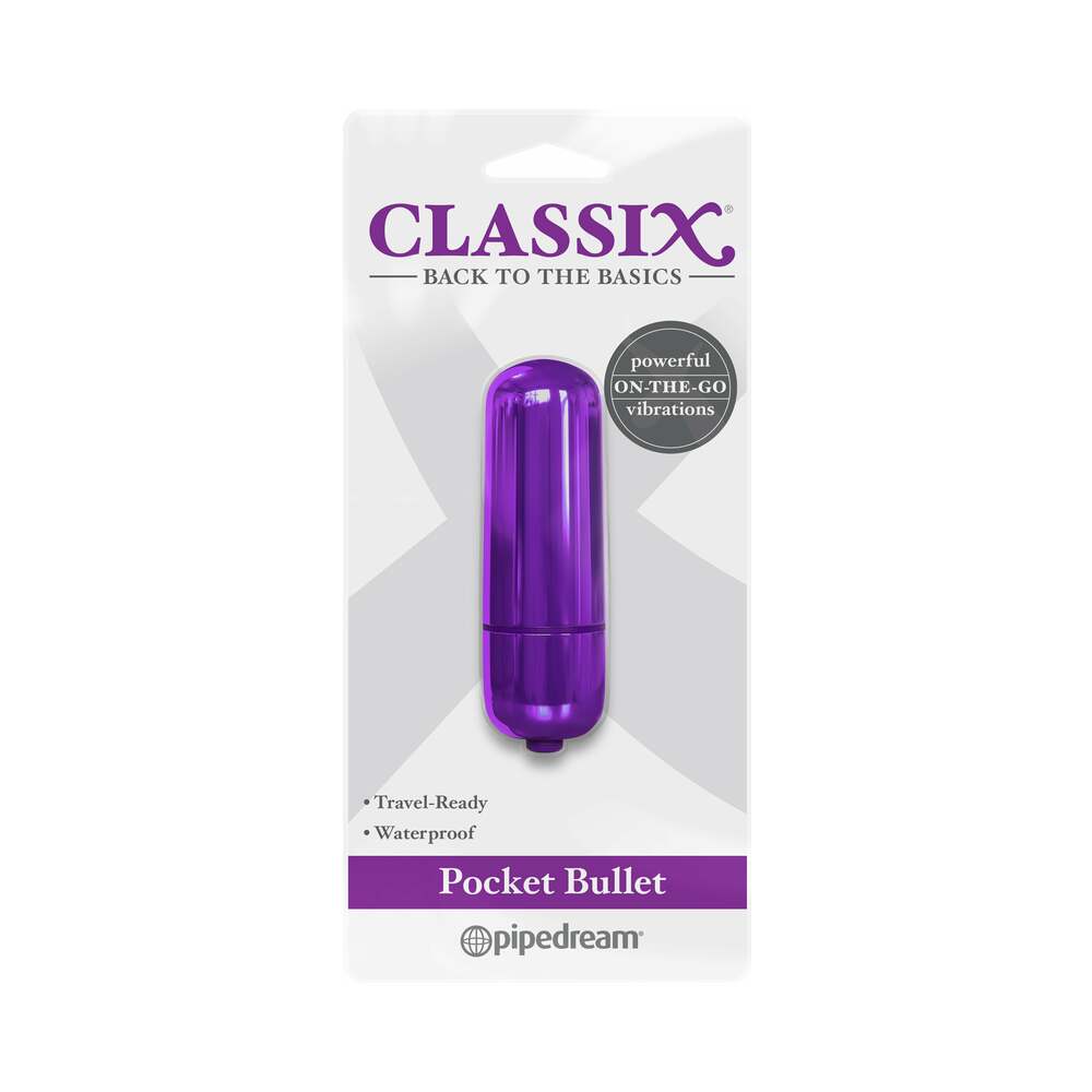 Pipedream Classix Pocket Bullet Vibrator Purple