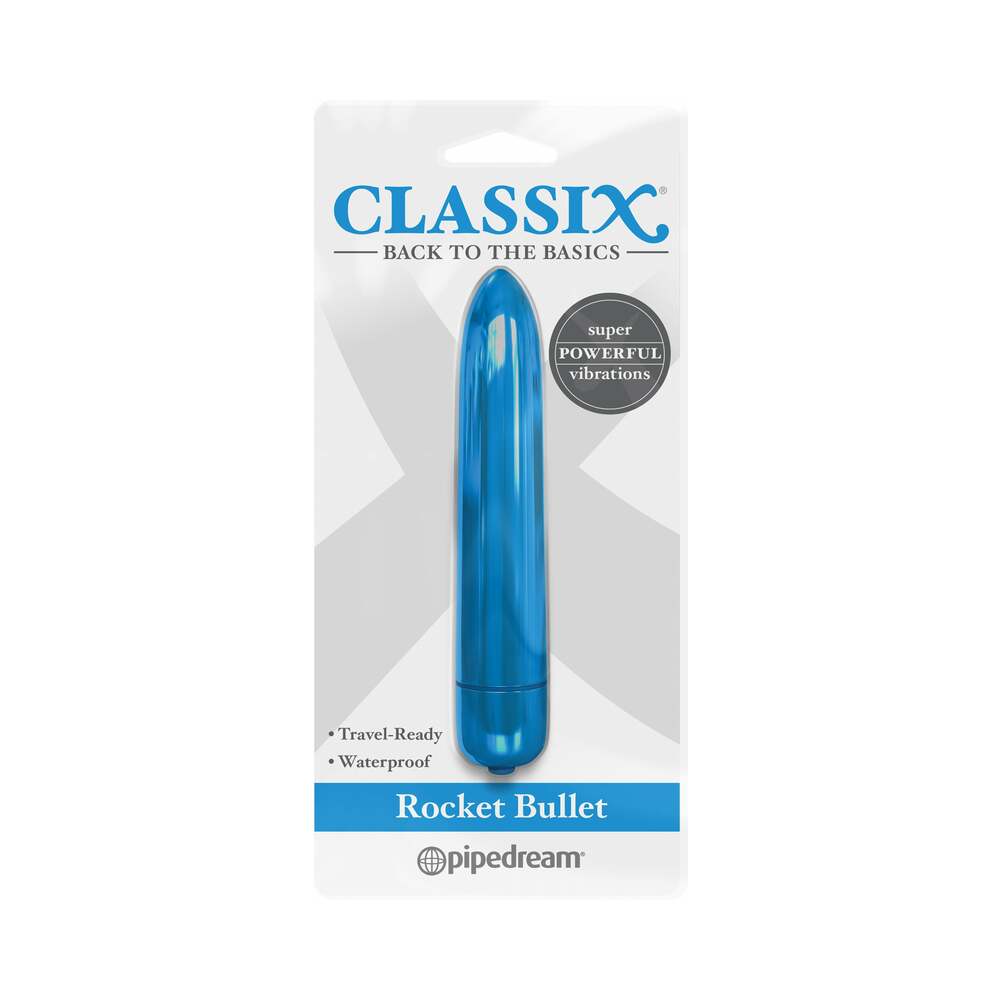 Pipedream Classix Rocket Bullet Vibrator Blue