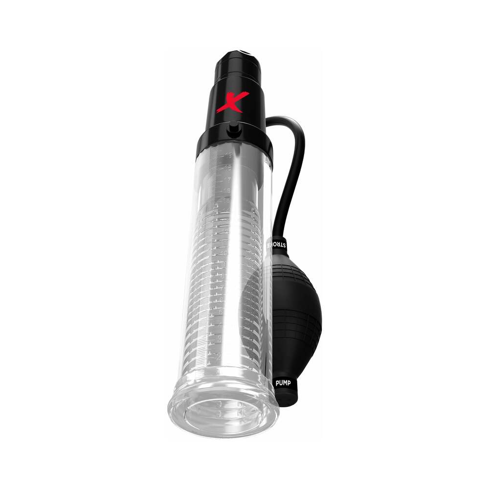 PDX Elite Suck-N-Pump Stroker Clear