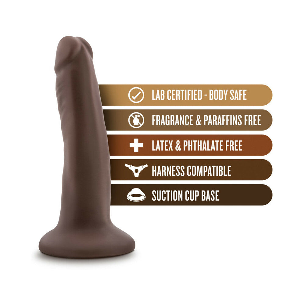 Dr. Skin Realistic 5.5in Dildo Brown