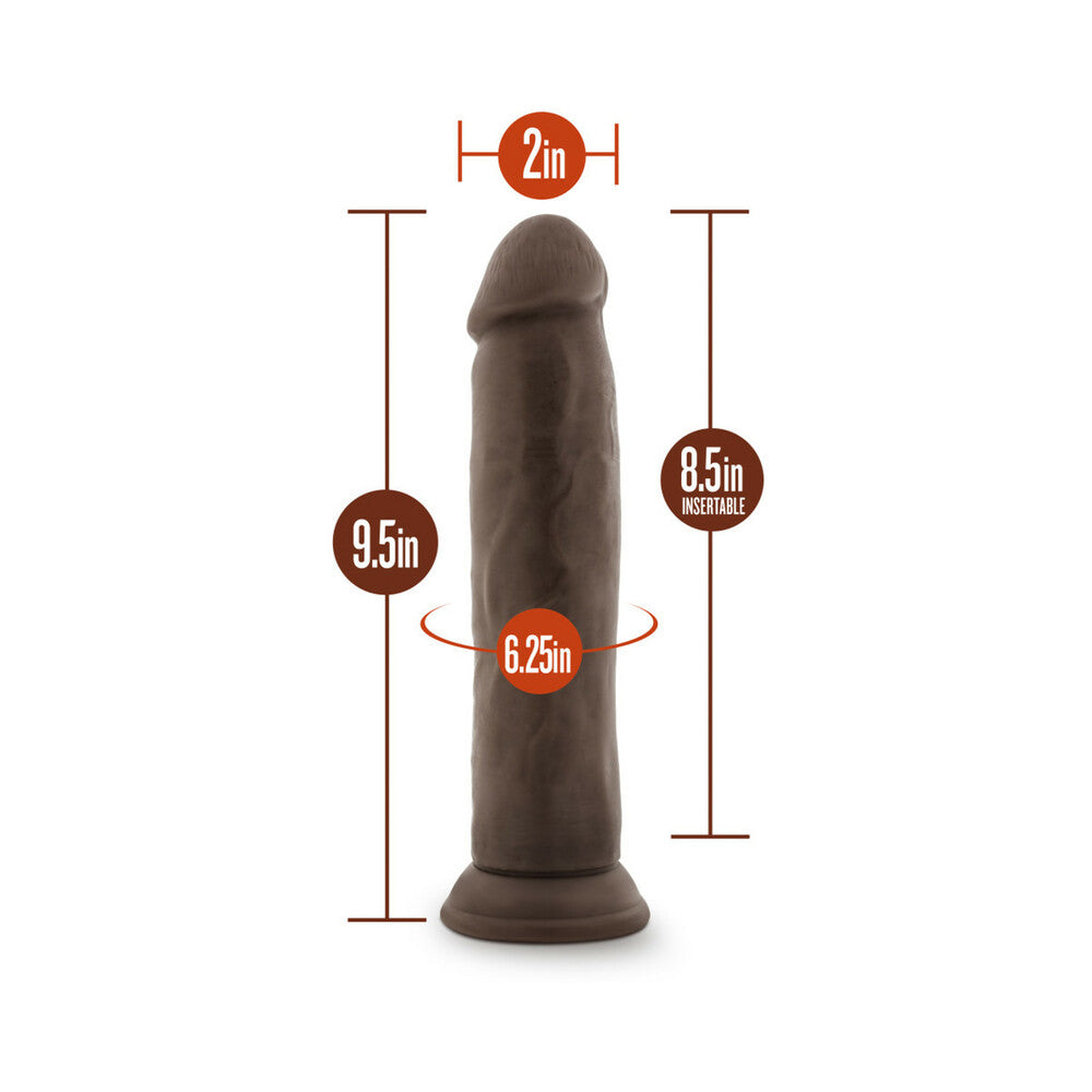 Dr. Skin 9.5in Dildo Brown