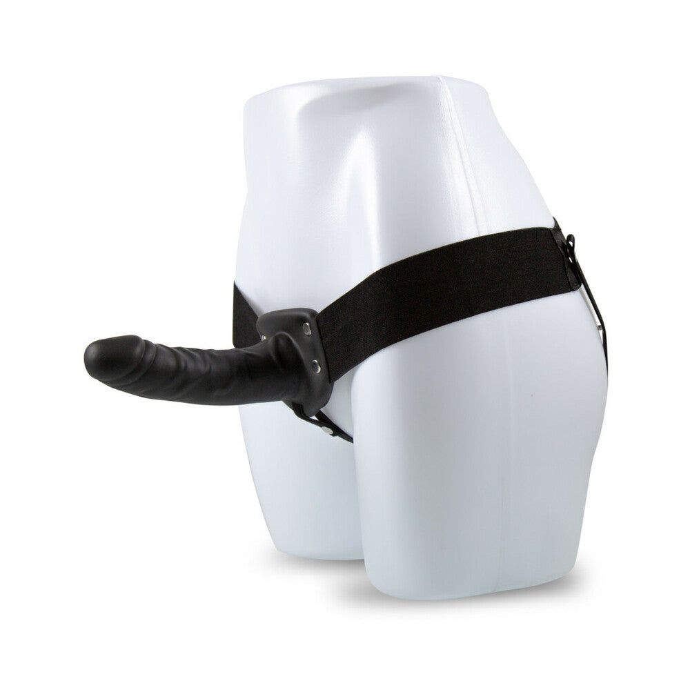 Dr. Skin 6 in. Hollow Strap On Black