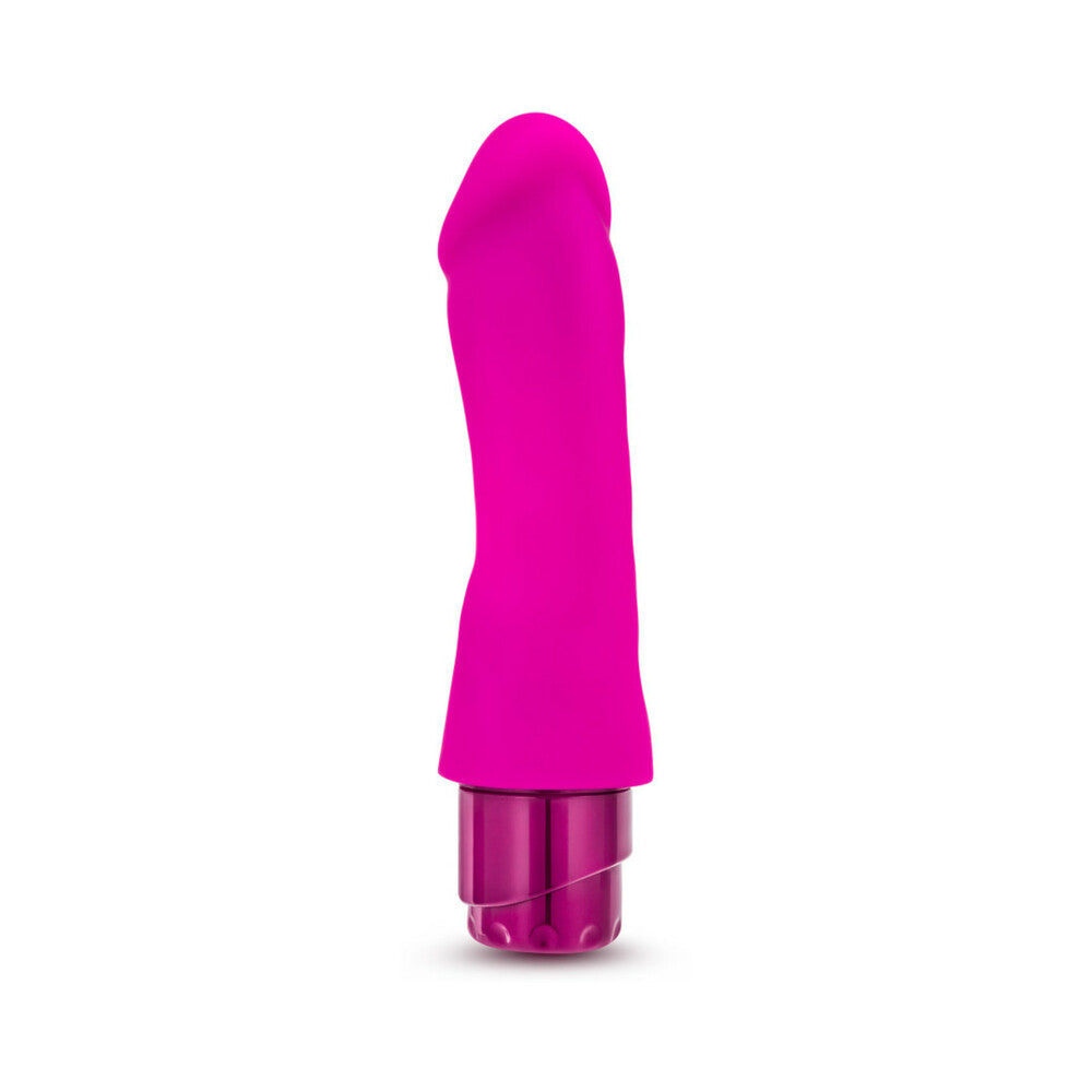 Luxe Marco 7.75 in. Silicone Vibrating Dildo Pink