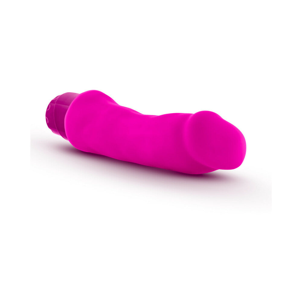 Luxe Marco 7.75 in. Silicone Vibrating Dildo Pink
