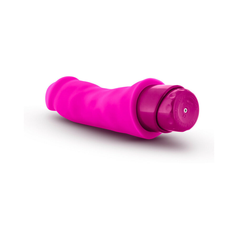 Luxe Marco 7.75 in. Silicone Vibrating Dildo Pink