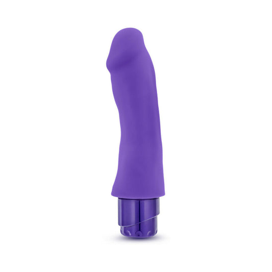 Luxe Marco 7.75in Vibrating Dildo Purple