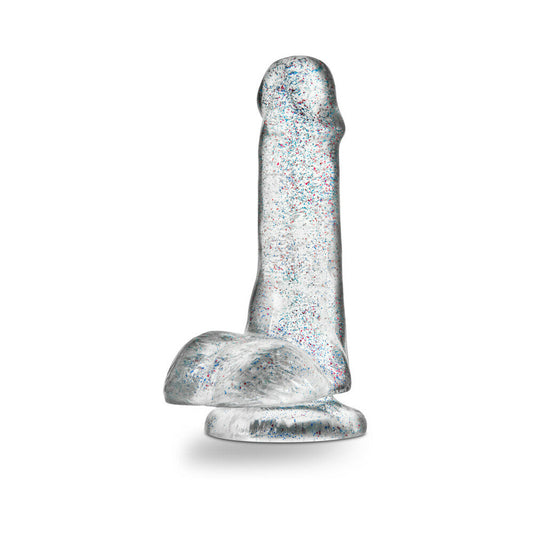 Naturally Yours 6in Glitter Cock Clear