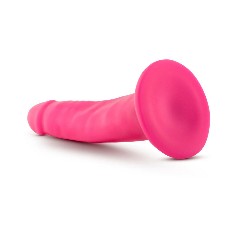 Neo 6in Dual Density Dildo Neon Pink