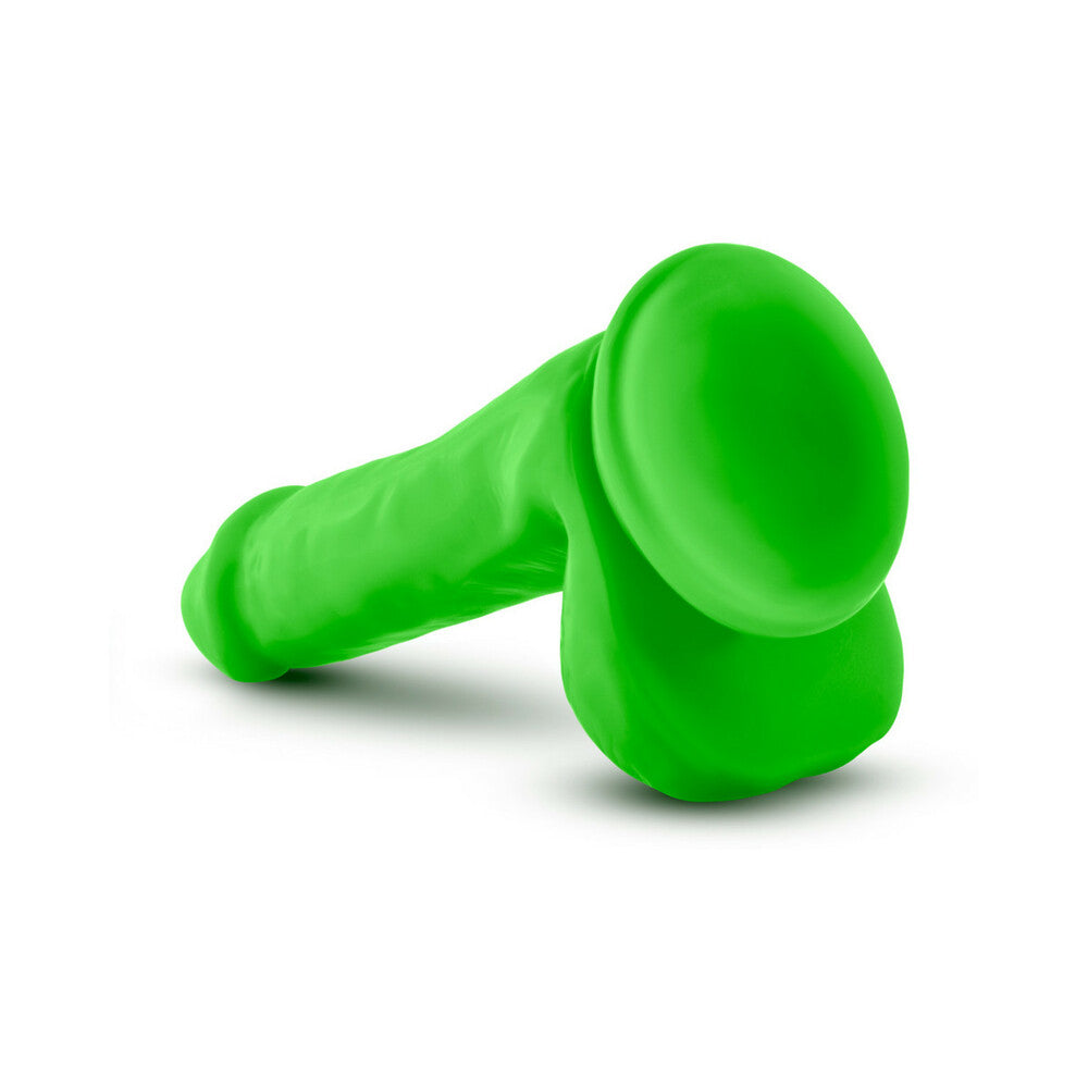 Neo 6in Dual Density Dildo Neon Green