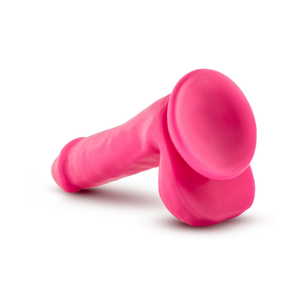 Neo 6in Dual Density Dildo Neon Pink