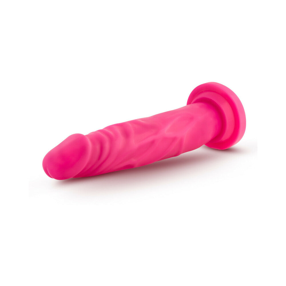 Neo 7.5in Dual Density Dildo Neon Pink