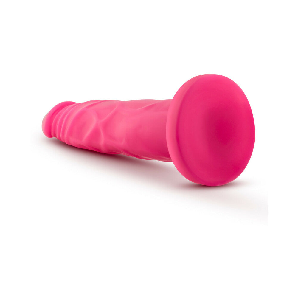 Neo 7.5in Dual Density Dildo Neon Pink