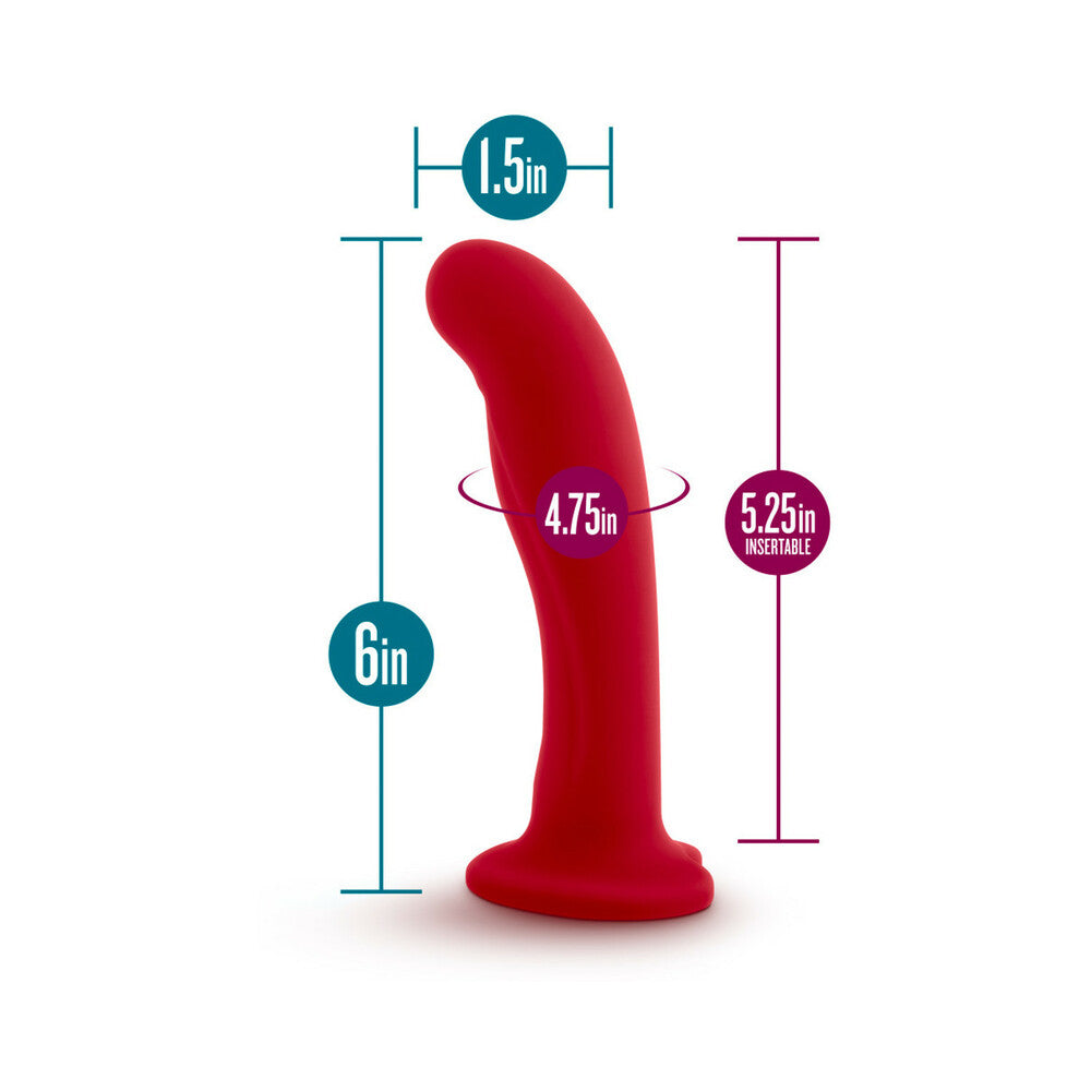 Temptasia Jezebel 6in Dildo Crimson