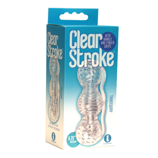 The 9's Clear Stroke 3 way Masturbator