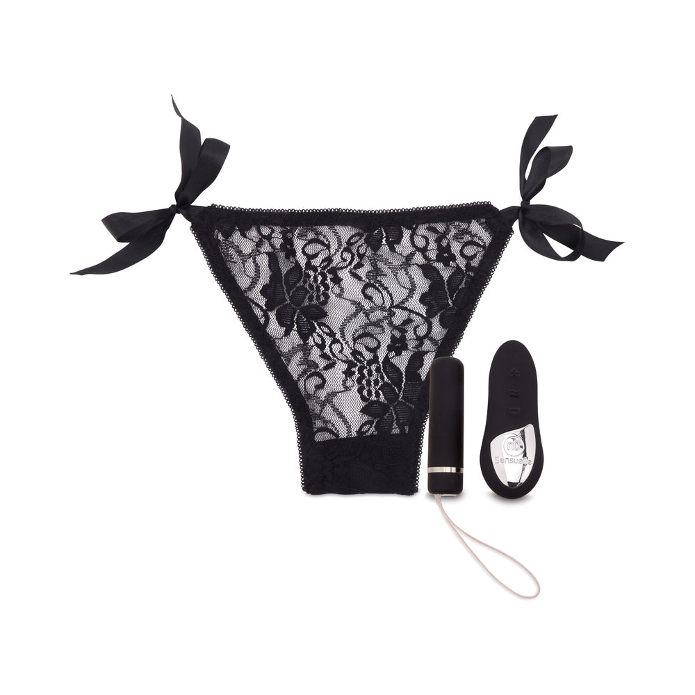 Nu Sensuelle Pleasure Panty RC Bull Blk