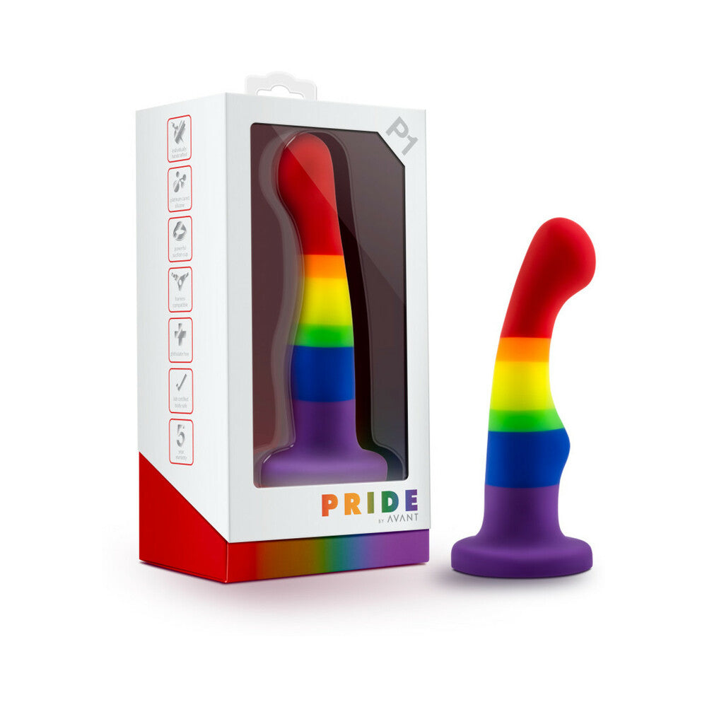 Blush Avant Pride P1 Freedom 6 in. Silicone Dildo with Suction Cup