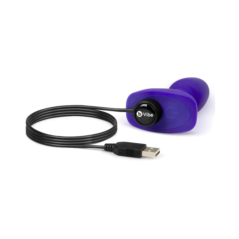 b-Vibe Rimming Petite Anal Plug Purple