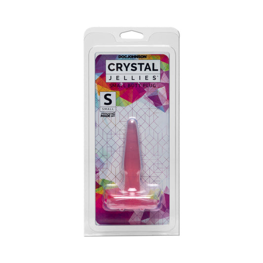 Crystal Jellies - Butt Plug Pink Small