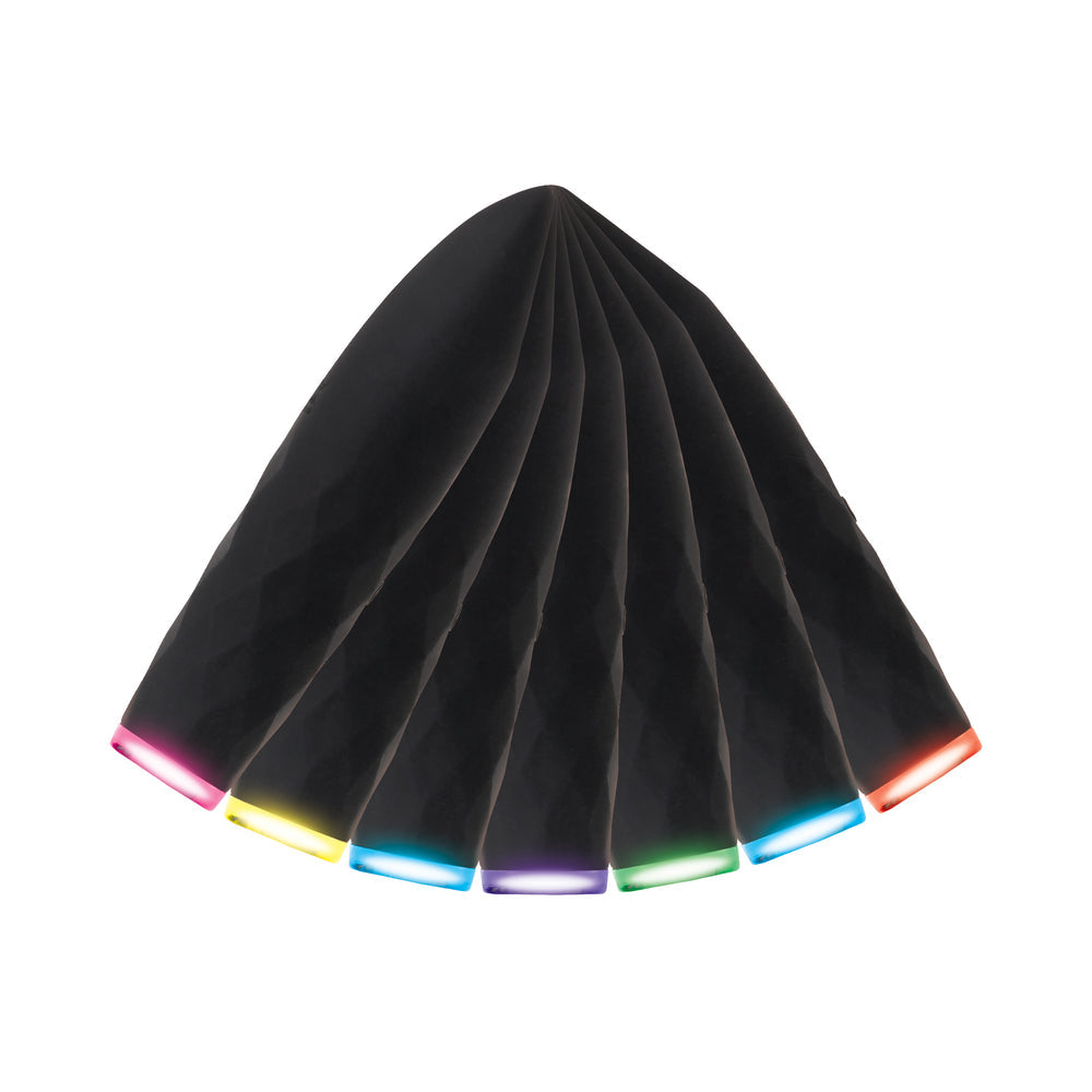 Evolved On The Spot Light-Up Rechargeable Silicone Bullet Vibrator Black