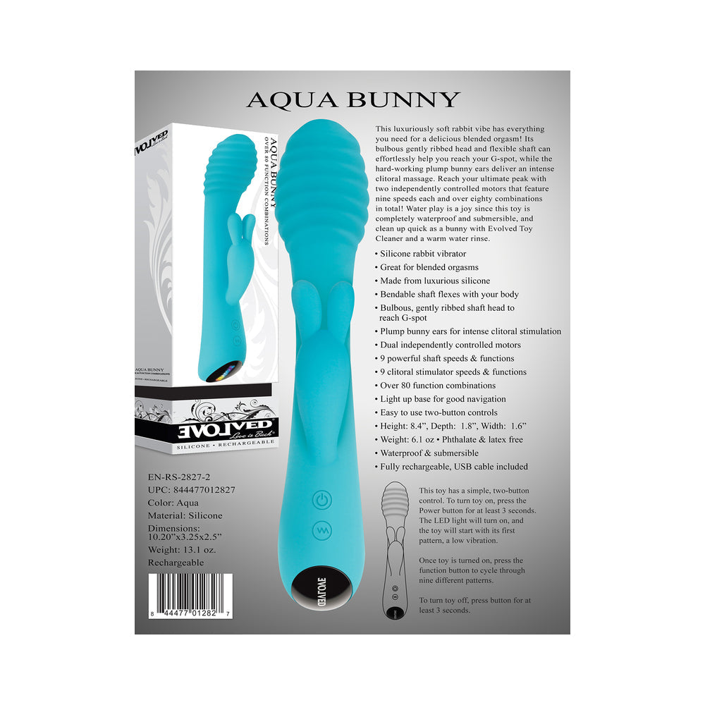 Evolved Aqua Bunny Recharge Vibe Teal