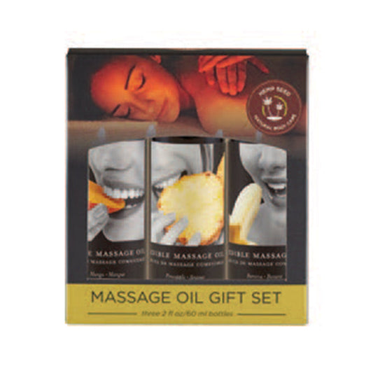 EB Edible Massage Oil Gift Set(Tropical)